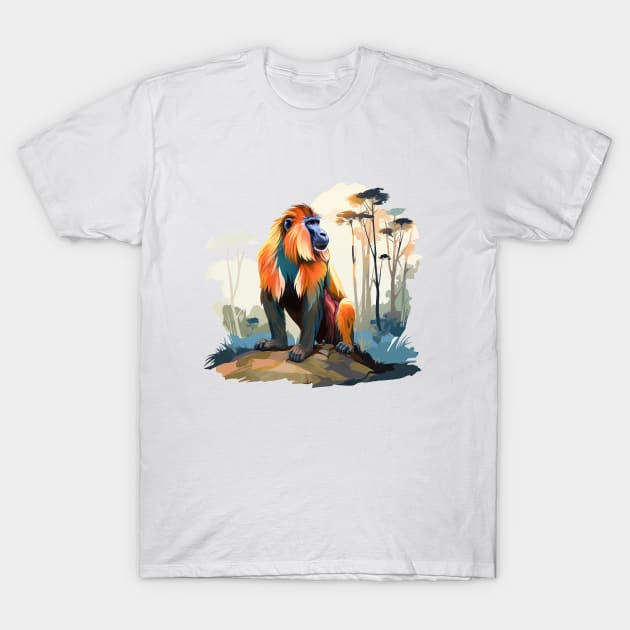 Mandrill T-Shirt by zooleisurelife